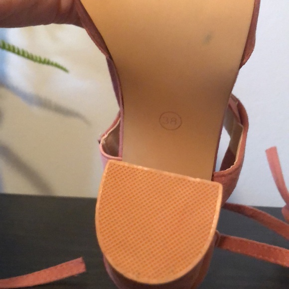 Mauve block heels - Picture 9 of 9
